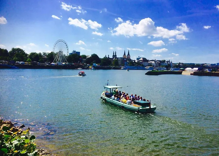 아파트 Haus Am Rhein Mit Self Check-in Und P